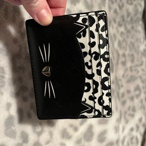 Kate spade mini cat wallet